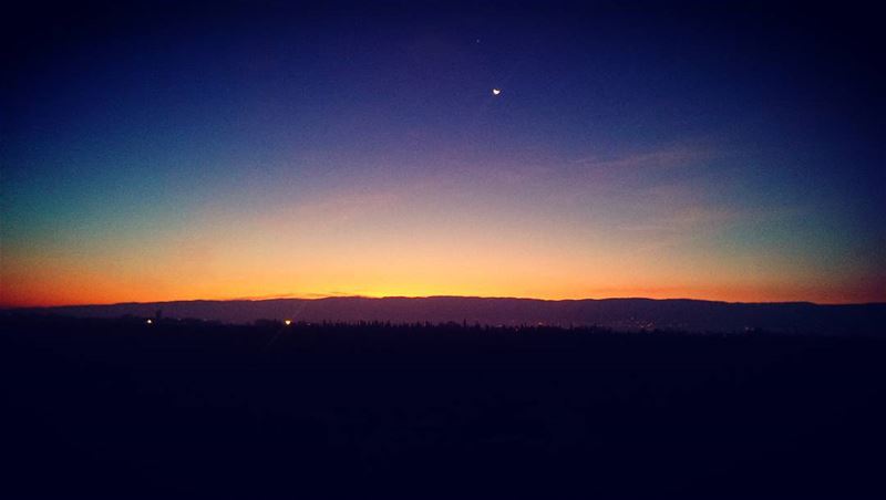 One of the things I associate with God is a sunrise. How many sunrises... (Boudâï, Béqaa, Lebanon)
