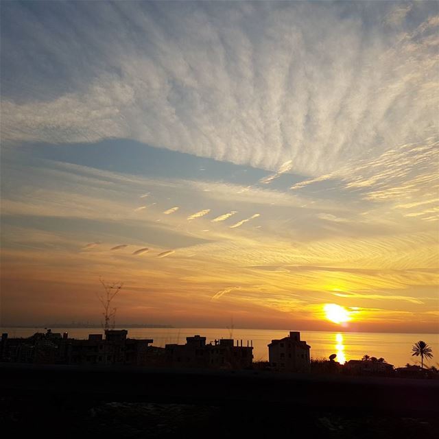 One of these amazing sunsets on the coast of tabarja ! tourleb ... (Tabarja)
