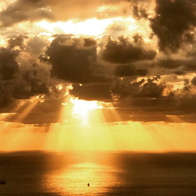 One of these nice autumn sunsets 🍂  lebanon beirut jounieh livelovebeirut... (جونية - Jounieh)