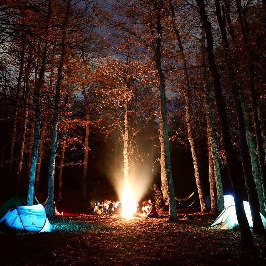 One with nature!⛰🏕 Photo credit to 📸 @elieggemayel camping  happy ... (El Qammoûaa)
