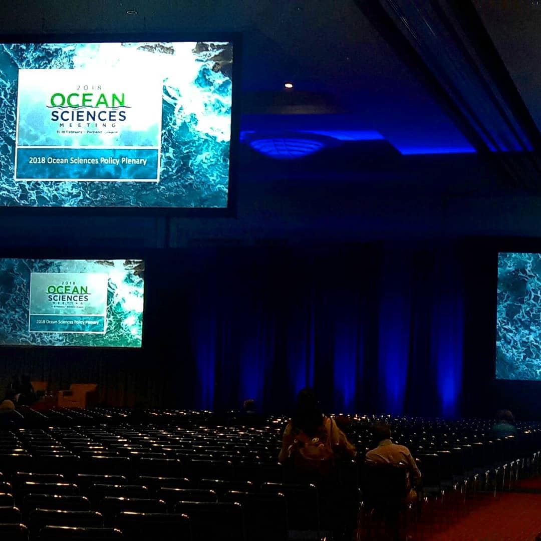 Opening ceremony of the 2018 Ocean Sciences Meeting OSM2018  AGU  ASLO ... (Oregon Convention Center)
