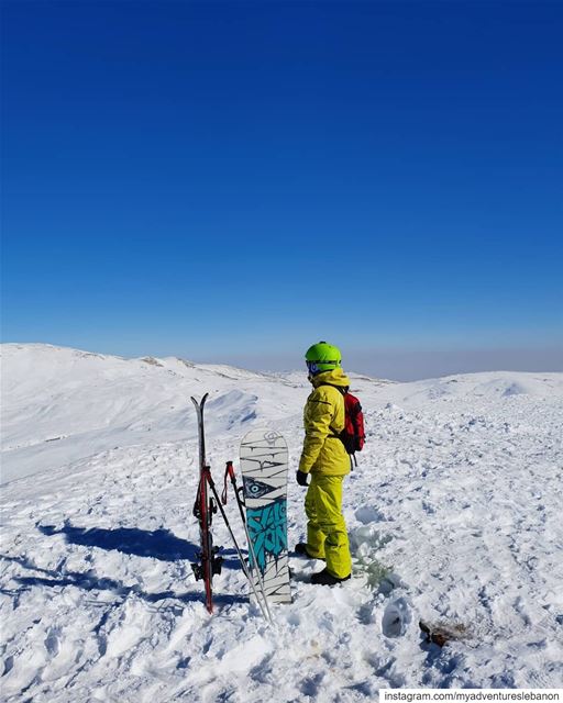 ⛷ or 🏂 ? myadventureslebanon mountaineering  choosemountains ... (Zaarour Club)