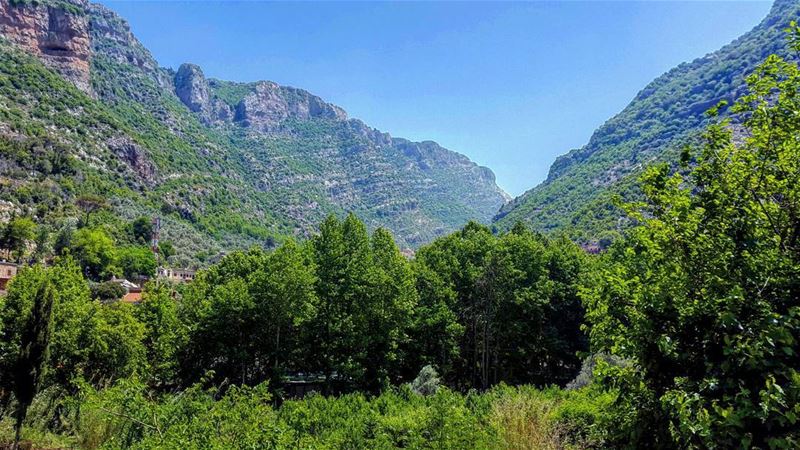 Oriental beauty.  Lebanon  LiveloveLebanon  mountains  valley  liban ... (Tannurin At Tahta, Liban-Nord, Lebanon)