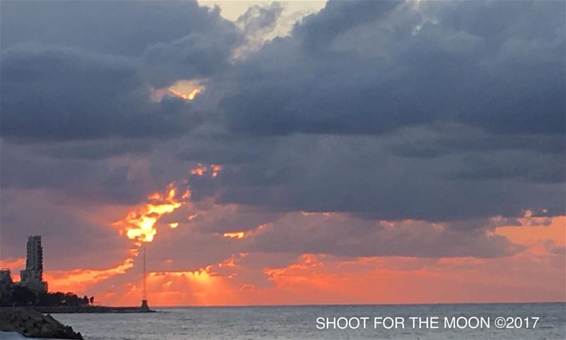 Our beautiful sunset, beautiful Beirut.  lebanese  photographer ... (Zaitunay Bay)