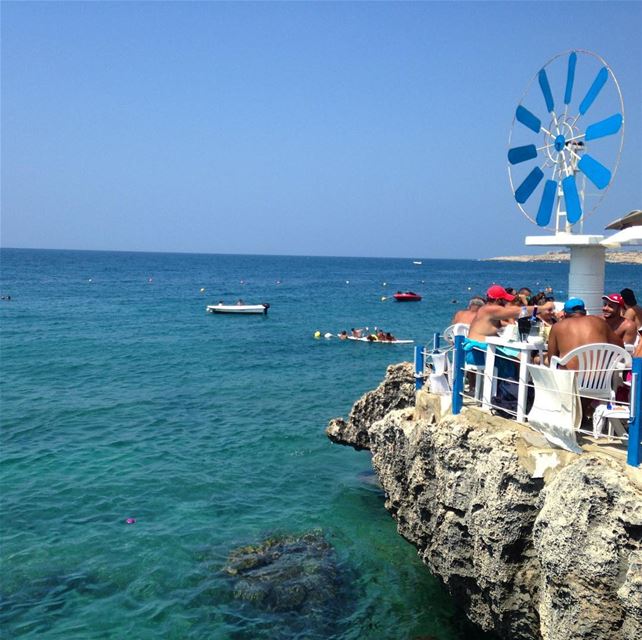 Our dearest Anforini📍 afternoon  by  the  sea  summer  at  the  door ... (Ta7t El Ri7 - Anfeh)
