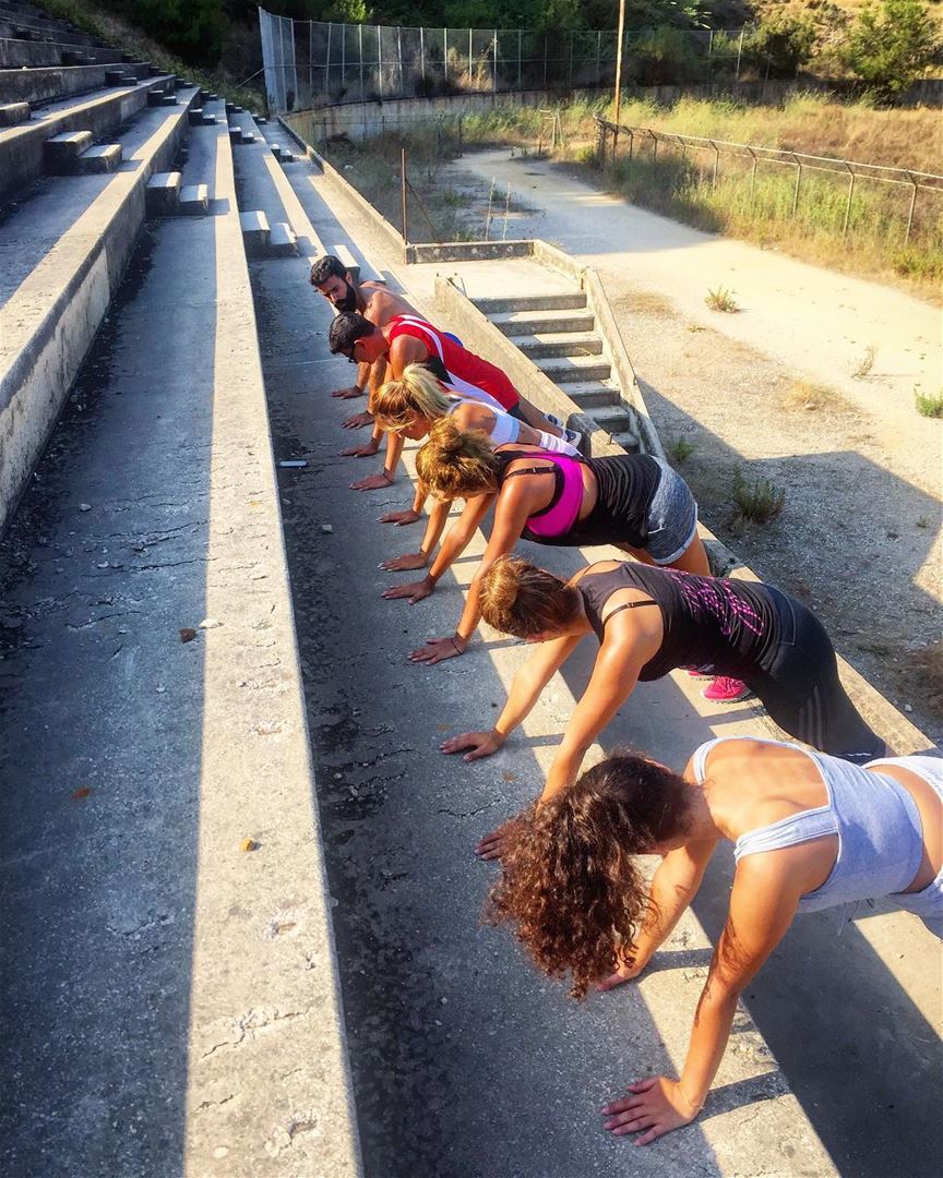Our kind of gym! Get outside & embrace the sun while you train. Join sane...