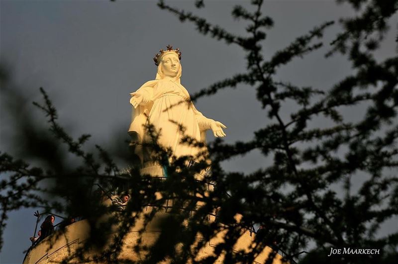 Our Lady Of Lebanon. Harissa, Lebanon.  ourladyoflebanon  harissa ...