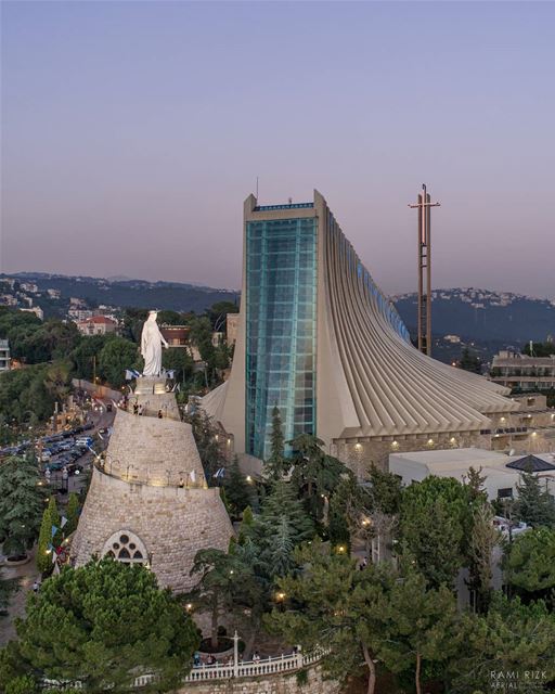 Our Lady Of Lebanon ❤️...  lebanon  jounieh  harissa  ourladyoflebanon... (Our Lady of Lebanon)