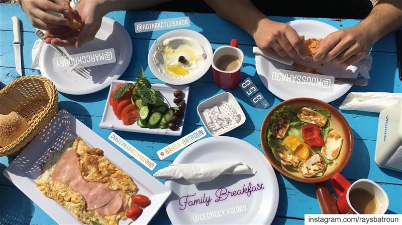 Our lebanese Breakfast 😍Credits to @rotaractbatroun 😍 lebanon  batroun... (RAY's Batroun)