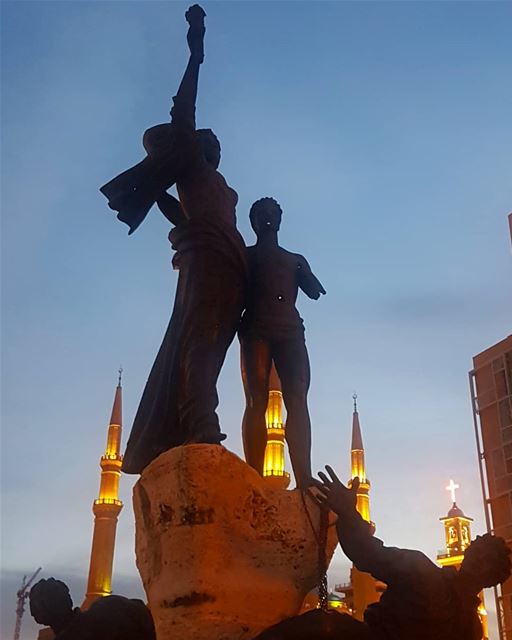 Our lives begin to end the day we become silent about things that matter. – (Martyrs' Square, Beirut)