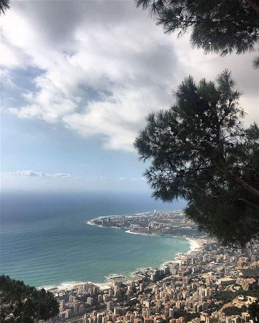 Our Lovely Lebanon 💙 From Harissa-Jounieh by @esraa__ghoul ...