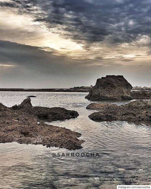 Our mind is like a cloudy sky: in essence clear and pure, but overcast by... (Tyre, Lebanon)