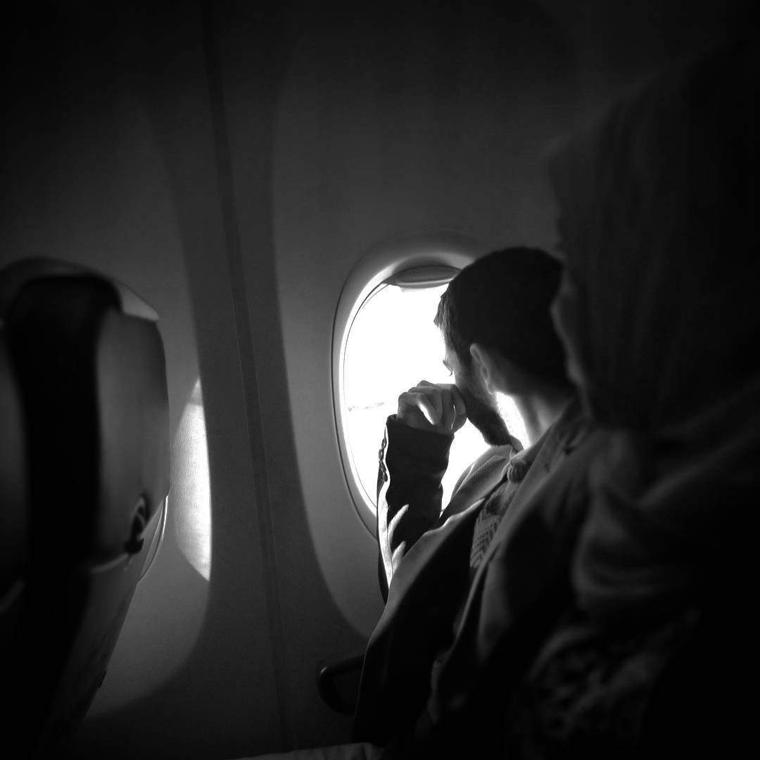 Out of the window -  ichalhoub in the  airplane shooting with a ...