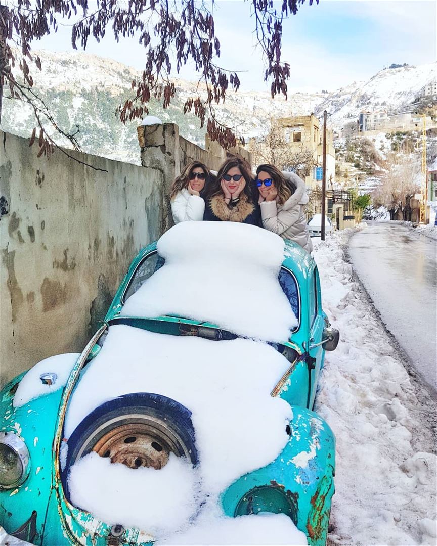 Pack your bags ladies, we are off on an adventure!💙💙💙 Anyone else love... (Bsharri, Lebanon)
