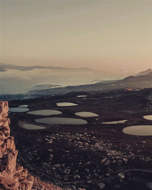  panorama  panoramic  laqlouq  pond  water  mountains  lebanon  plain ... (Akoura, Mont-Liban, Lebanon)