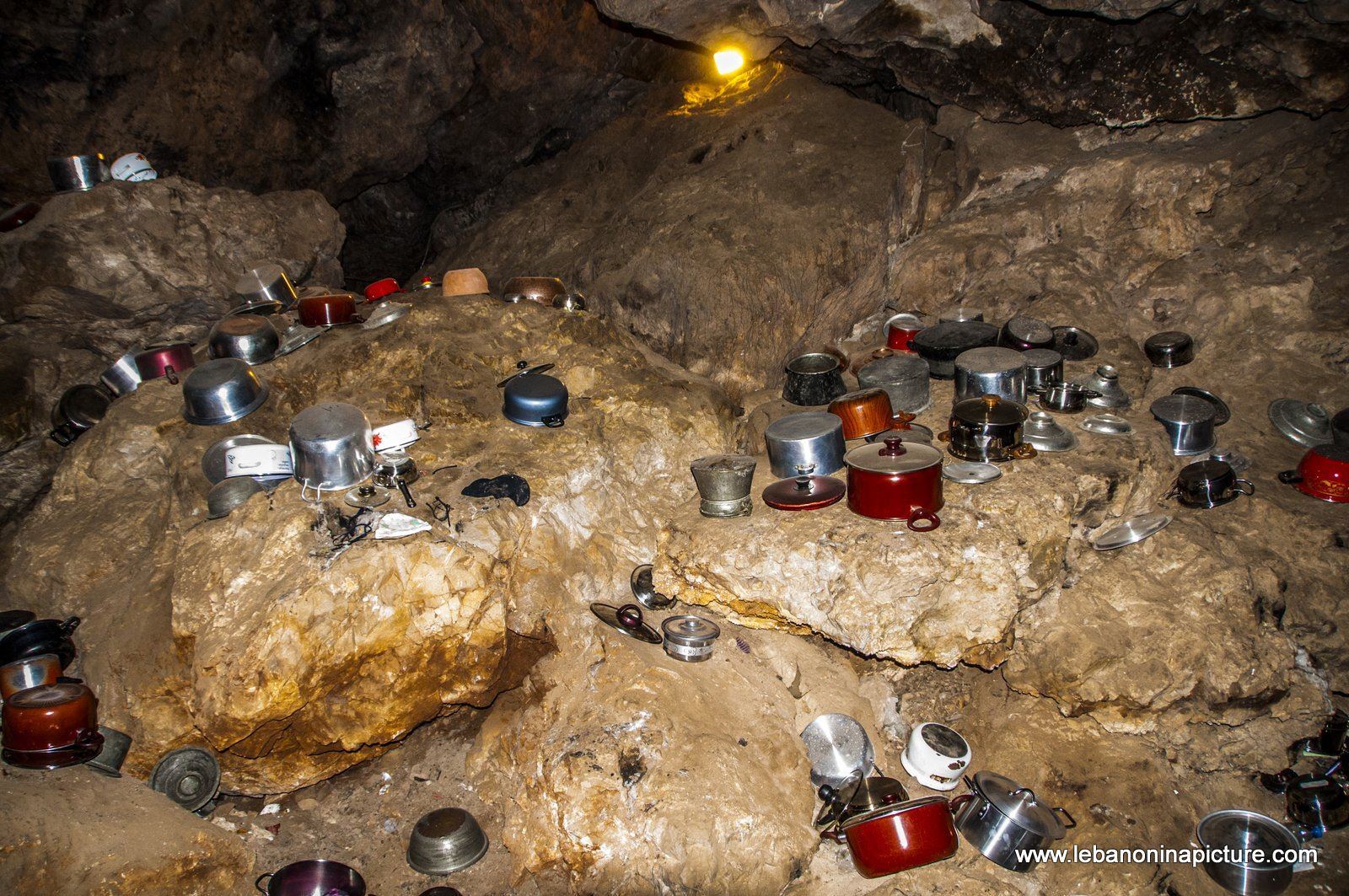 Pans or Tanajer in Saint Antonios Qozhaya's Cave (Wadi Qannoubine, North Lebanon)