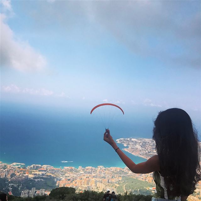 🌍⛰ paragliding ... (Paragliding Jounieh)