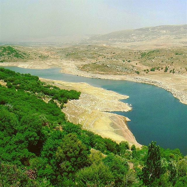 Part 3/3: My Hometown 🏡 hometown  bekaa  quaraounlake  landscape  lake ... (Saghbîne, Béqaa, Lebanon)