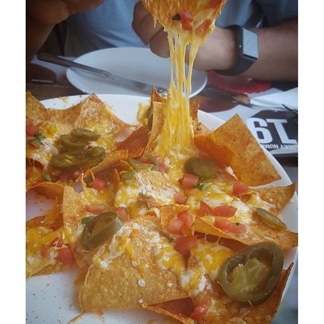 Part of the secret of success in my life is to eat what I like.... And what can be better than Nachos with cheese @crepaway  photo capture via @jessicajaber  (Crepaway)