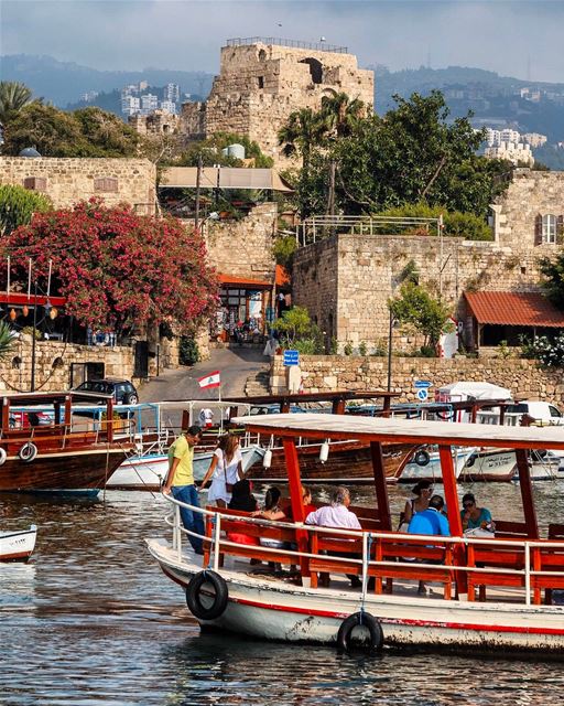 Passeio de barco pelo antigo porto de Byblos com o castelo dos cruzados ao... (Port Byblos)