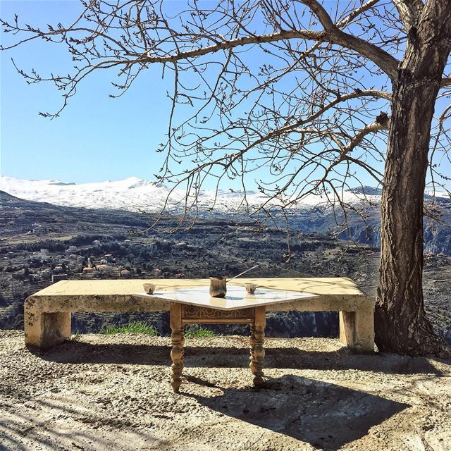 Perfect mood for a coffee ☕️ (Ehden, Lebanon)