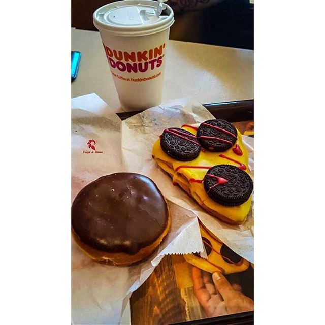 Perfect morning 🍩☕️.-------------------------------📍 @ddlebanon .----- (Dunkin Donuts - Downtown)