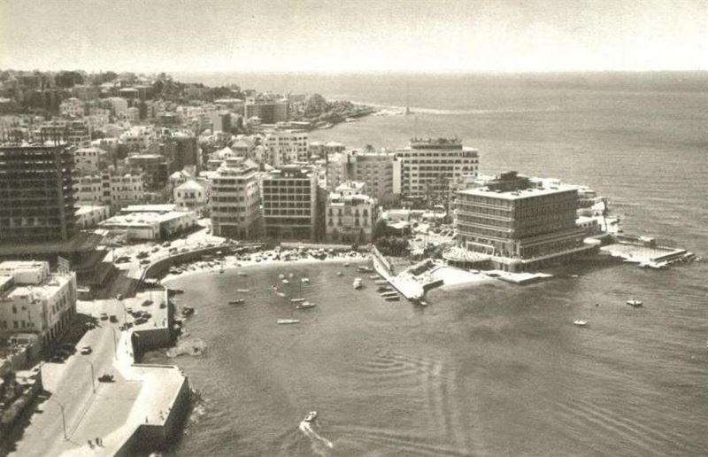 Phoenicia Hotel under construction  1961