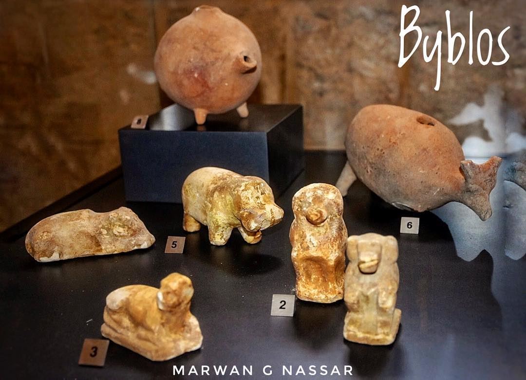 Phoenician Artifacts and Figurines......📍Byblos Historical City,... (Byblos - Jbeil)