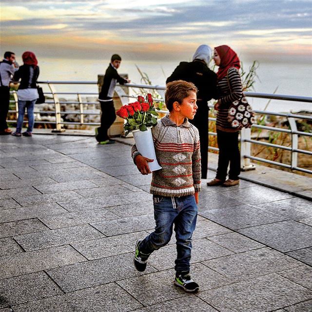 Photo captured by Associated Press last winter in raouche -Beirut 🌹🇱🇧...