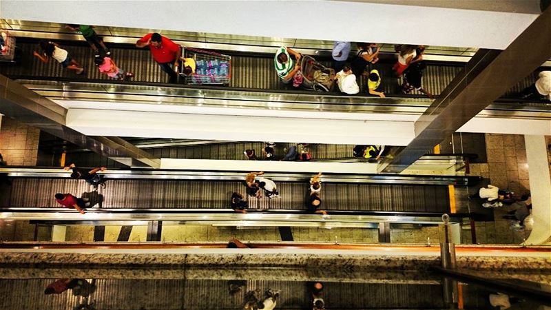  photo @faaoun  fadiaoun  escalator  citycenter  lebanon  beirut ...