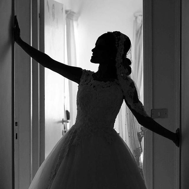  photo  fadiaounphotography  silhouettes  girl  bride  wedding  light ...
