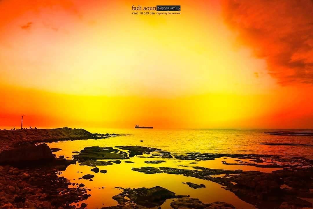  photo  fadiaounphotography  sunset  sea  seascapes  byblos  lebanon  sky ...