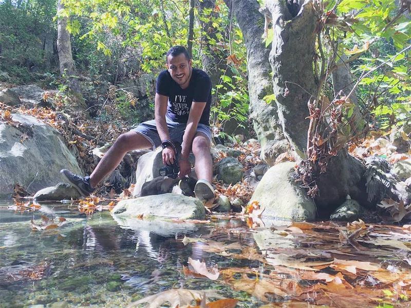 Photography time 📷  today  weekend  hiking  me  photography  water  river... (Daraya (nahr Al-hamam))
