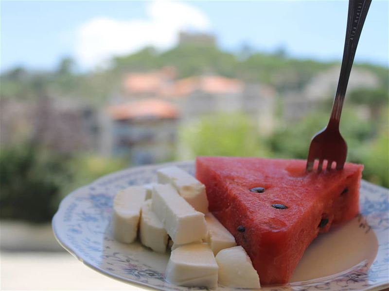 Pic of the Season 🍉... Hseiki  Lebanon  beirut  fruit  watermelon ... (Baïssoûr, Mont-Liban, Lebanon)