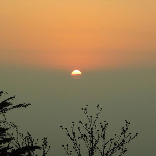  picoftheday lebanon sunset view orange high nature naturelover...