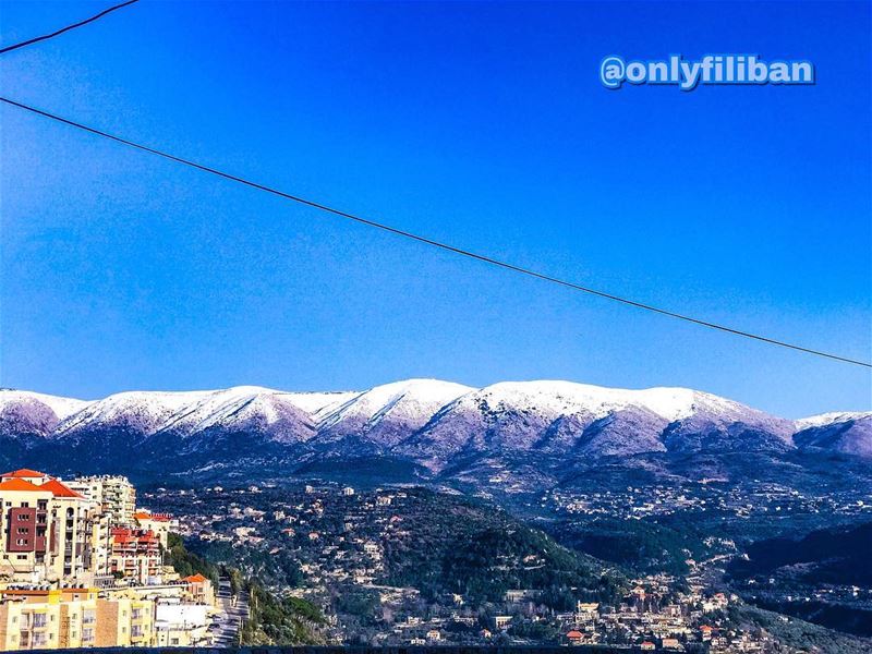 📸 Picture taken and edited by @onlyfiliban❄️🌨☃️⛄️🗻🗻🗻... (Jdaïdet Ech Choûf, Mont-Liban, Lebanon)