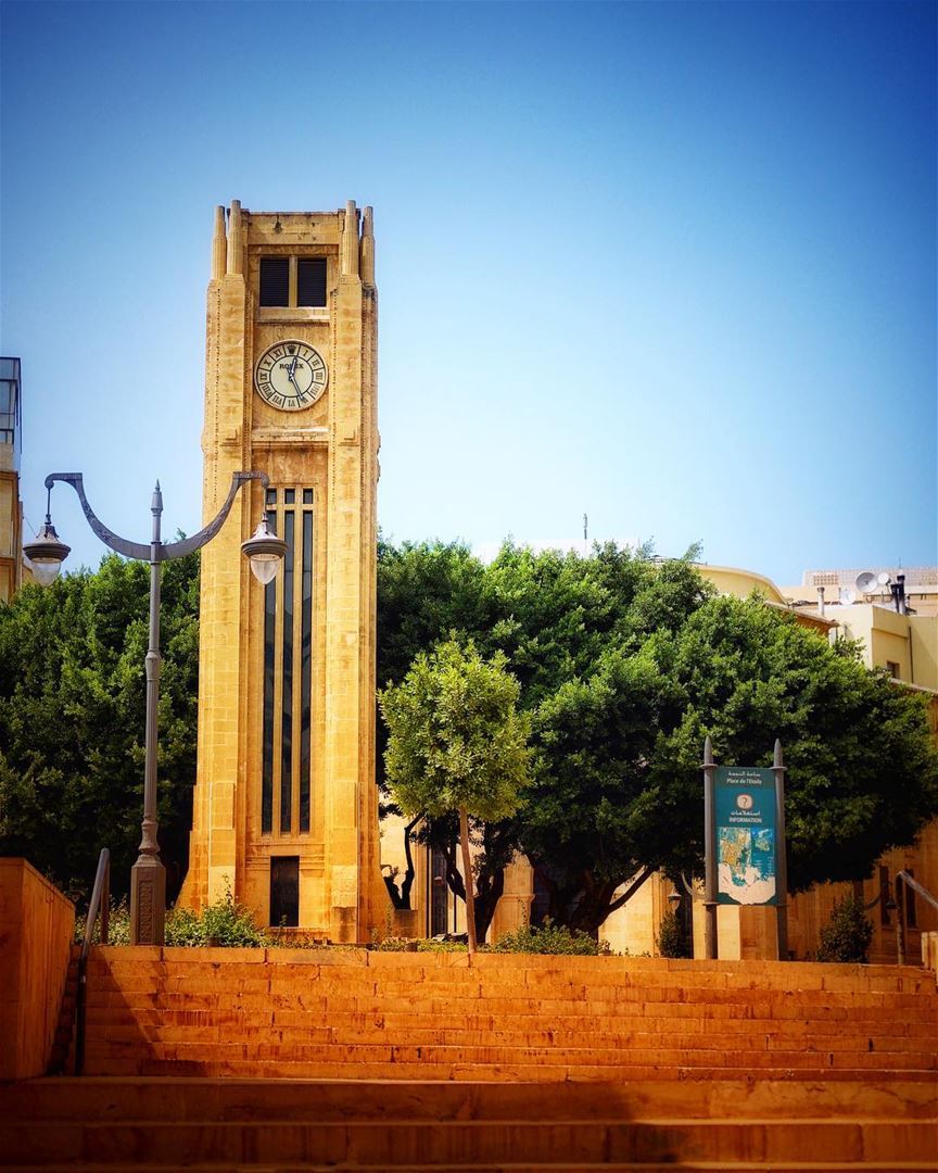 Place de l’étoile Beyrouth 🇱🇧 Abed clock tower (architecture :Mardiros... (Downtown Beirut)
