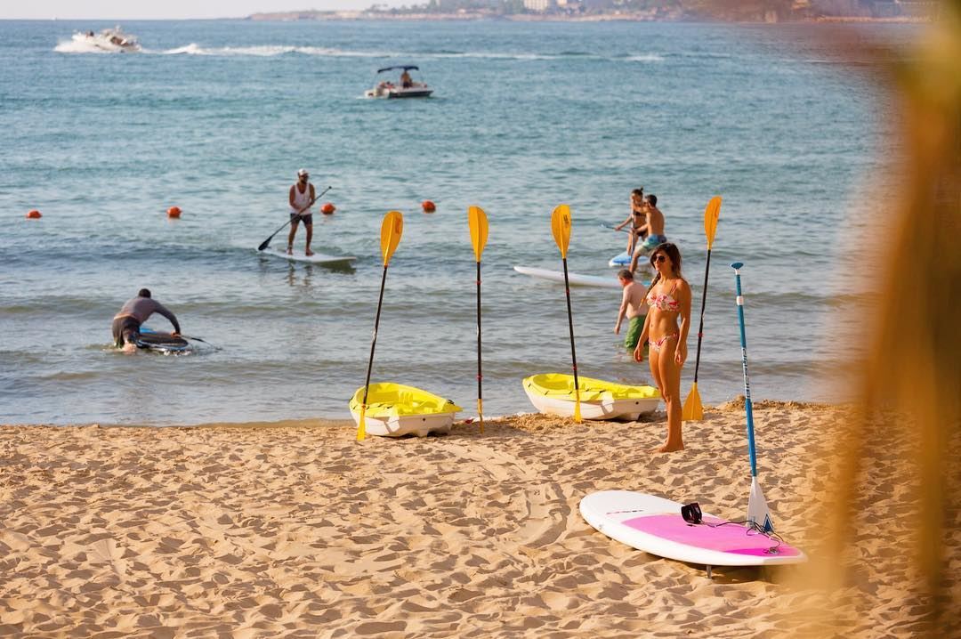 🚧  Play Zone ... beachlife  lifeisbeautiful  workout  sport  beach ... (Surf Shack Lebanon)