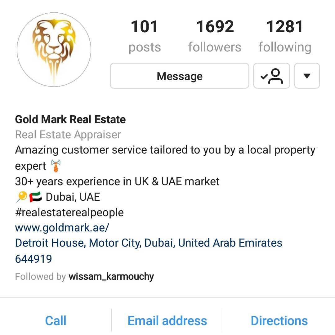 Please all follow the best @goldmarkrealestate @wissam_karmouchy ... (Dubai, United Arab Emirates)