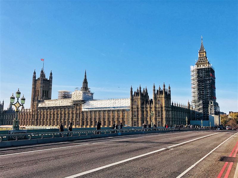 Poor Mr. Ben what happened to you?Big Ben is undergoing a renovation till... (Big Ben Tower of London)