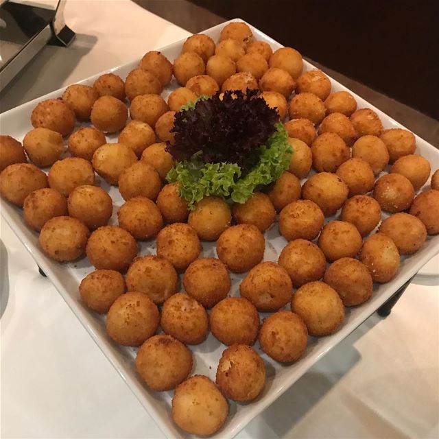 Potato & cheese fried balls 🥔 🧀 🔥  balls  potatoballs  goldenballs ... (Achrafieh, Lebanon)