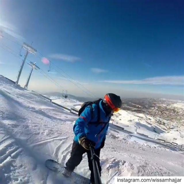 POWDERRRR ALL THE WAY!!! snowboarding livelovezaarour livelovelebanon...