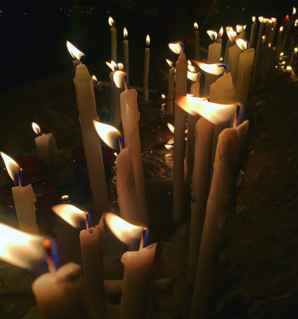  pray candles instame  tags4likes  picoftheday  photograghy  faith  virgin... (Harîssa, Mont-Liban, Lebanon)