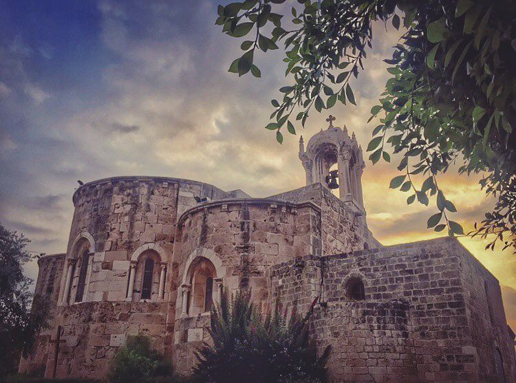 Pray, hope, and don't worry. Worry is useless. God is merciful and will... (St Jean Marc Church, Byblos)
