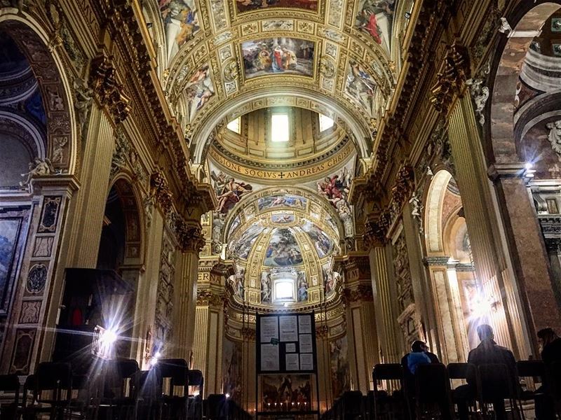 PRAY PRAY PRAY..  travelphotography  travelgram  leo  love  soul  desert ... (Sant'Andrea della Valle)