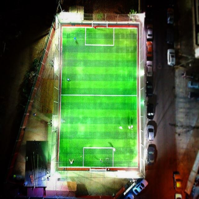 Pre-match shot ⚽️  lebanon  tripoli  football  green  greenfield  passion ... (Tripoli, Lebanon)