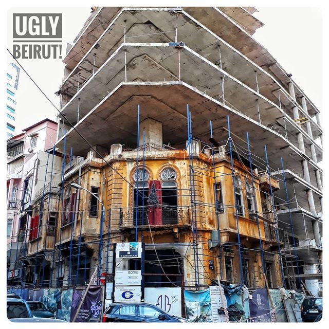 🇱🇧 preserving the old yet building new... uglybeirut  beirut ... (Mar Mikhael-Armenia The Street)
