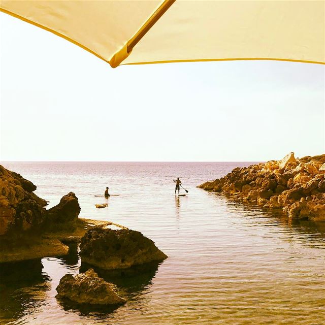 🏄🏻🌅•••••••• prolebanon  igersworldwide  sea  livelovebeirut ... (Al Jammal Restaurant)