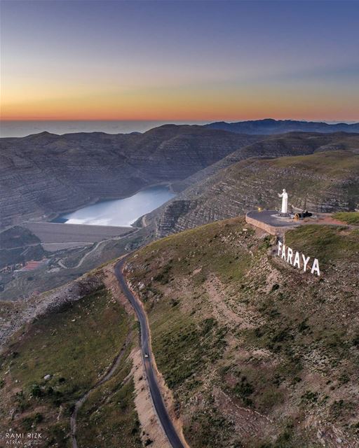 Protector of Lebanon...  lebanon  faraya  saintcharbel  dji  drones ... (Faraya, Mont-Liban, Lebanon)