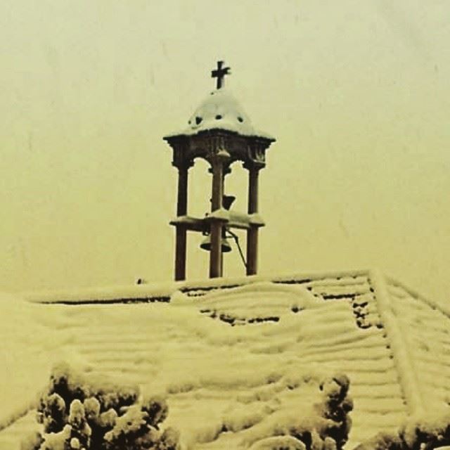  Qartaba  sayde  church  snow ...